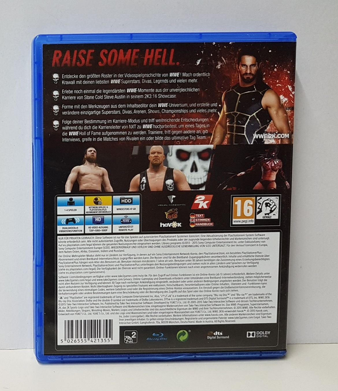 Sony Console: WWE 2K16  Mach ordentlich Krawall – Usato da Schüpfheim venduto da Games_Spielkonsolen 2