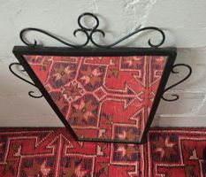 Schmiedeeisen Spiegel schwarz Vintage Deko Shabby