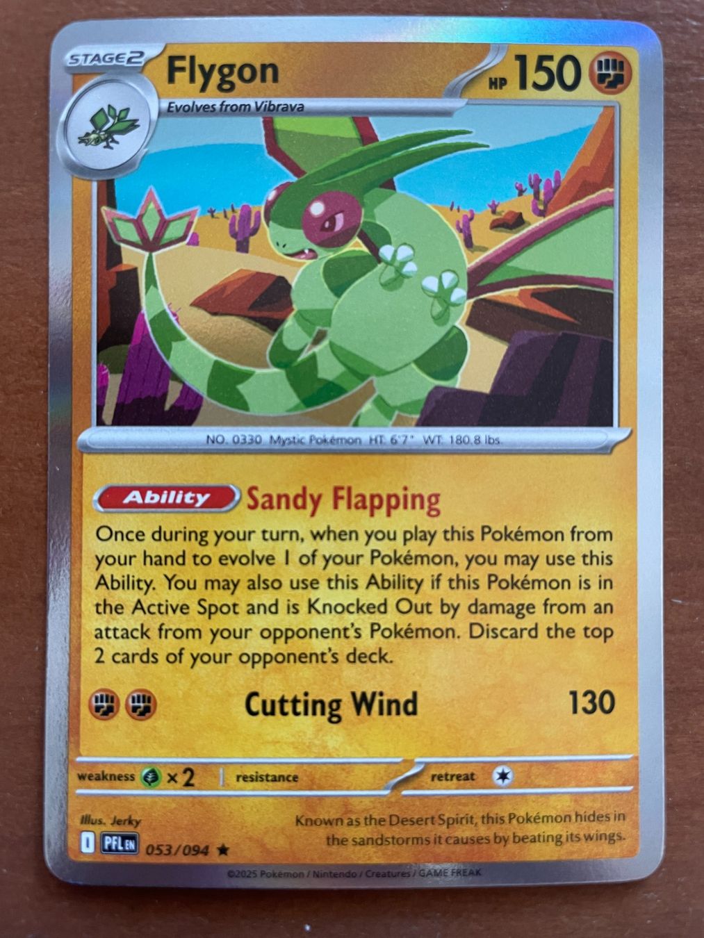 Pokémon Carte collezionabili: Pokemon Flygon Holo (Versand gratis) – Nuovo (secondo la descrizione) da Chur venduto da Angerson