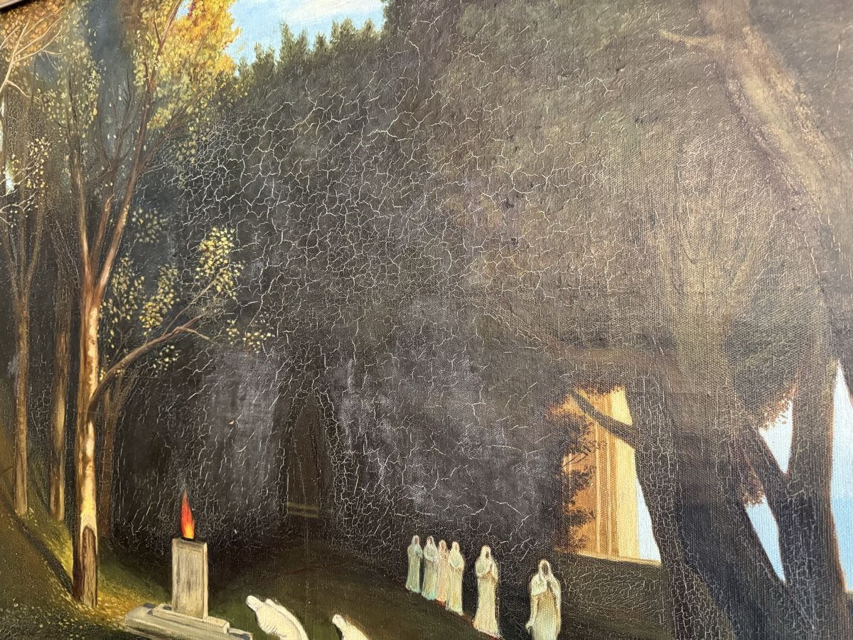 Dipinti: Heiliger Hain nach Arnold Böcklin – Usato da Tübach venduto da Tijera 2