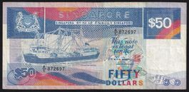 Singapur 50 Dollars 1987