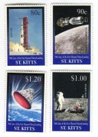 Briefmarken "Apollo 11". St. Kitts.