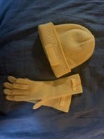 Jacquemus matching beanie & gloves – pale yellow 