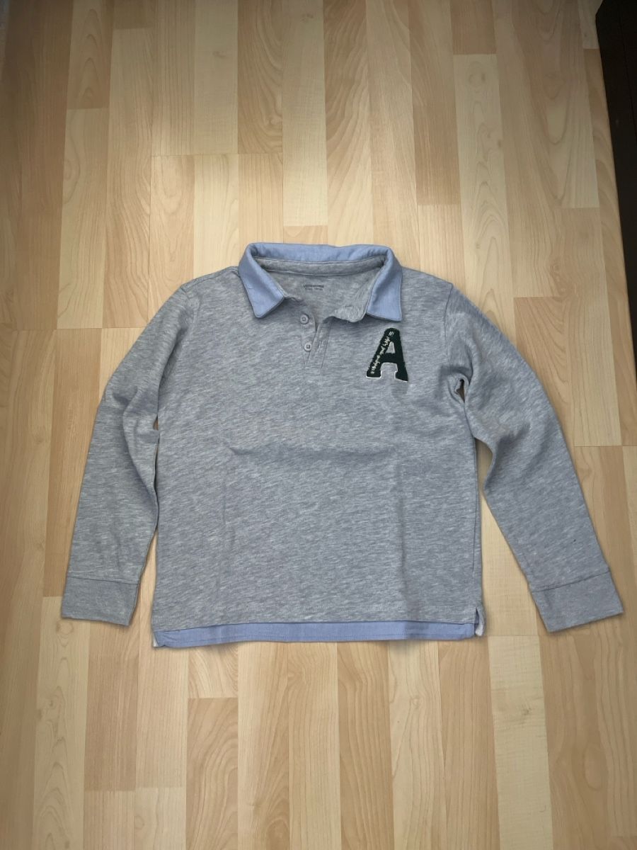 Pullover & Sweatshirts: Polo Shirt Grey Long Sleeve  – Gebraucht aus Emmenbrücke von vic_nx9v