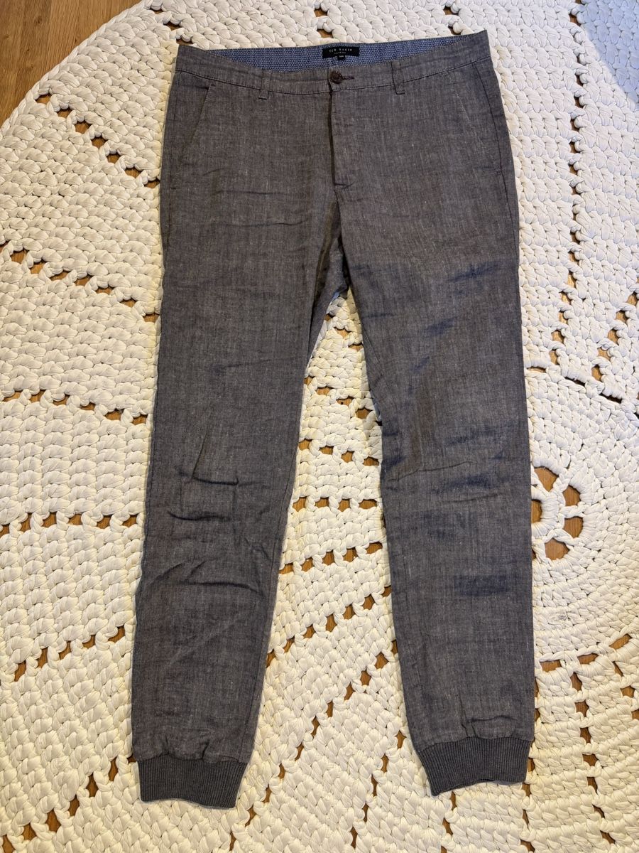 Ted Baker Pantaloni: Ted Baker Leinen Hose 32R – Usato da Stäfa venduto da TuuliM 1