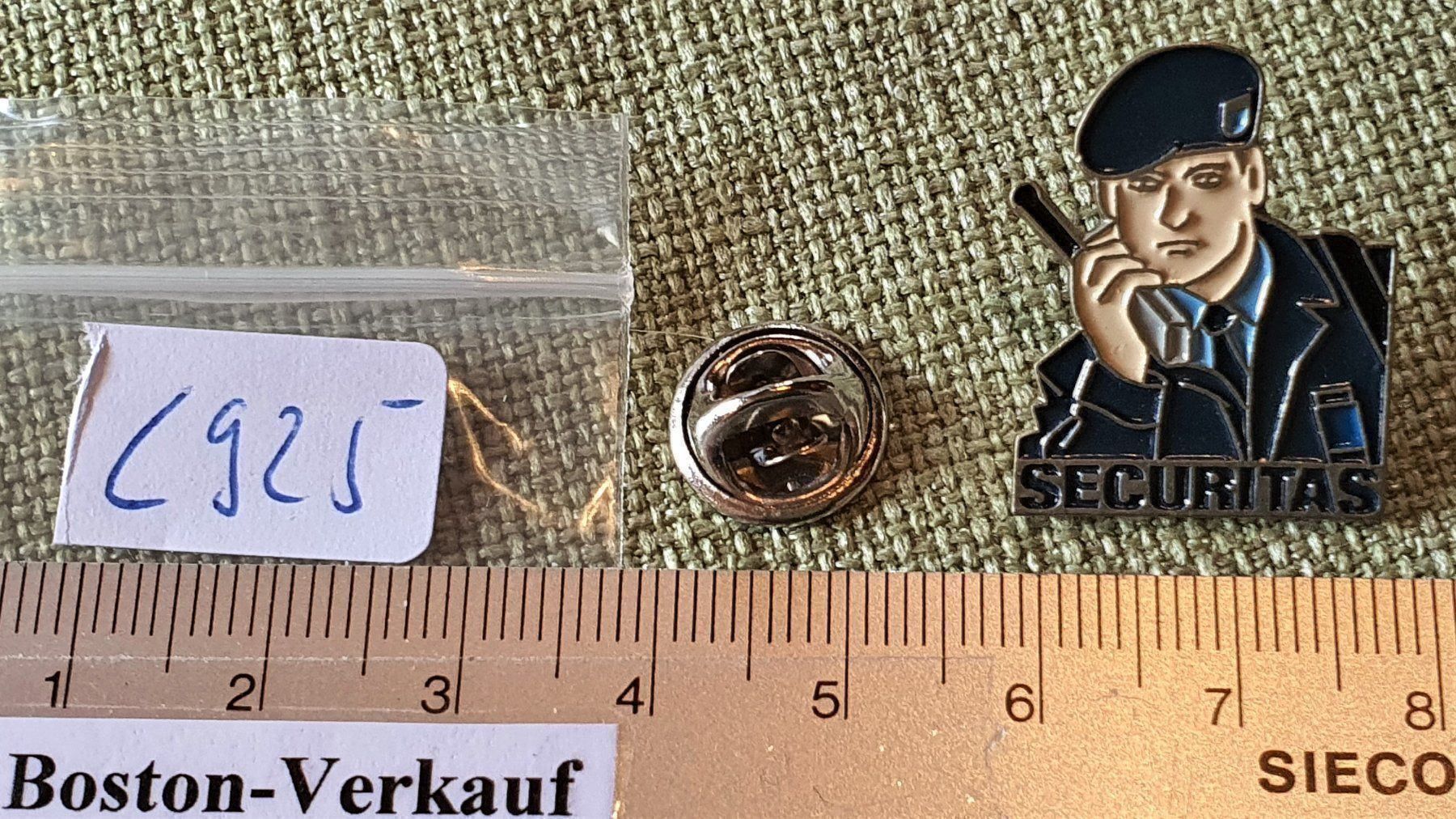 Placchette & Badge: C925 - Pin Securitas Funk Gerät Schweiz – Usato da Reinach BL venduto da Boston-Verkauf 2