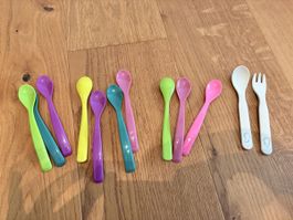 Baby-Löffel Set, 12-teilig, Top Zustand, für Brei usw.