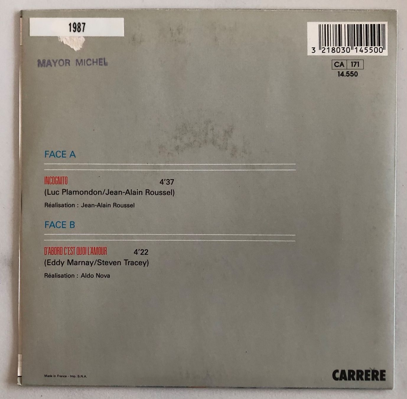 Dischi in vinile: CÉLINE DION - INCOGNITO – Usato da Poliez-Pittet venduto da Newtown-Records 1