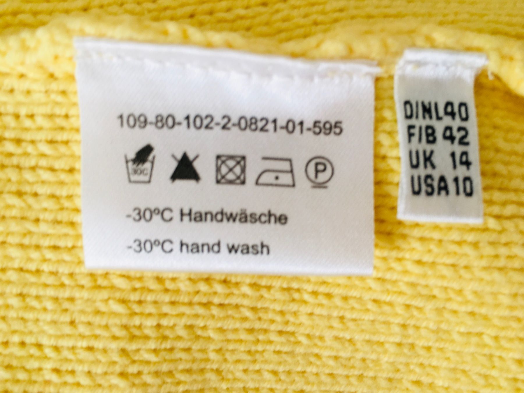 Giacche: Vanillefarbene Strickjacke aus Baumwolle – Usato da Bern venduto da Smile-2707 3