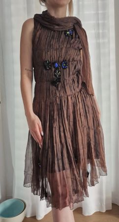 PRADA XS KLEID DRESS SEIDENKLEID SEIDE SILK SOIE,  TOP 970€