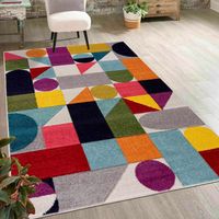 TOP PREIS 🔆 XXL 180x250 Teppich Multicolor modern NEU