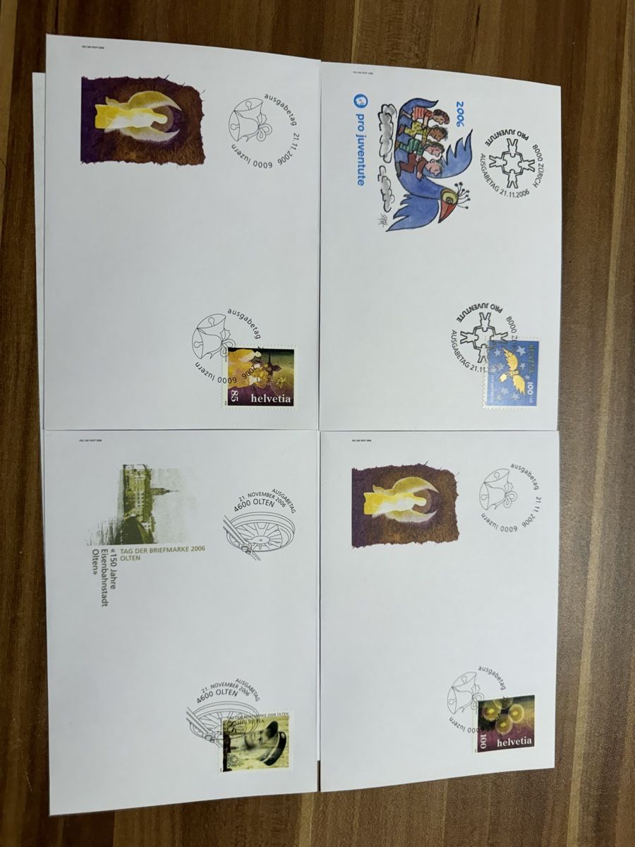Tutti i francobolli: 2006 8karten Schweiz – Nuovo e nell'imballaggio originale da Bütschwil venduto da sof_p98b 1