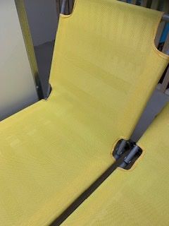 Sedie a sdraio: 2 Liegestühle gelb – Usato da Neuenhof venduto da Safetybay 2