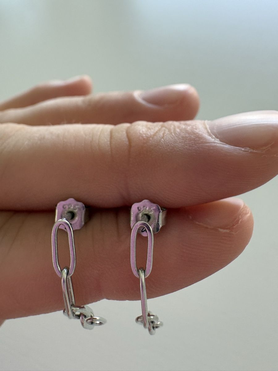 Ohrringe & -stecker: Ohrhänger in Kettenoptik, 925 Echtsilber  – Neu (gemäss Beschreibung) aus Thun von _Cathy 1