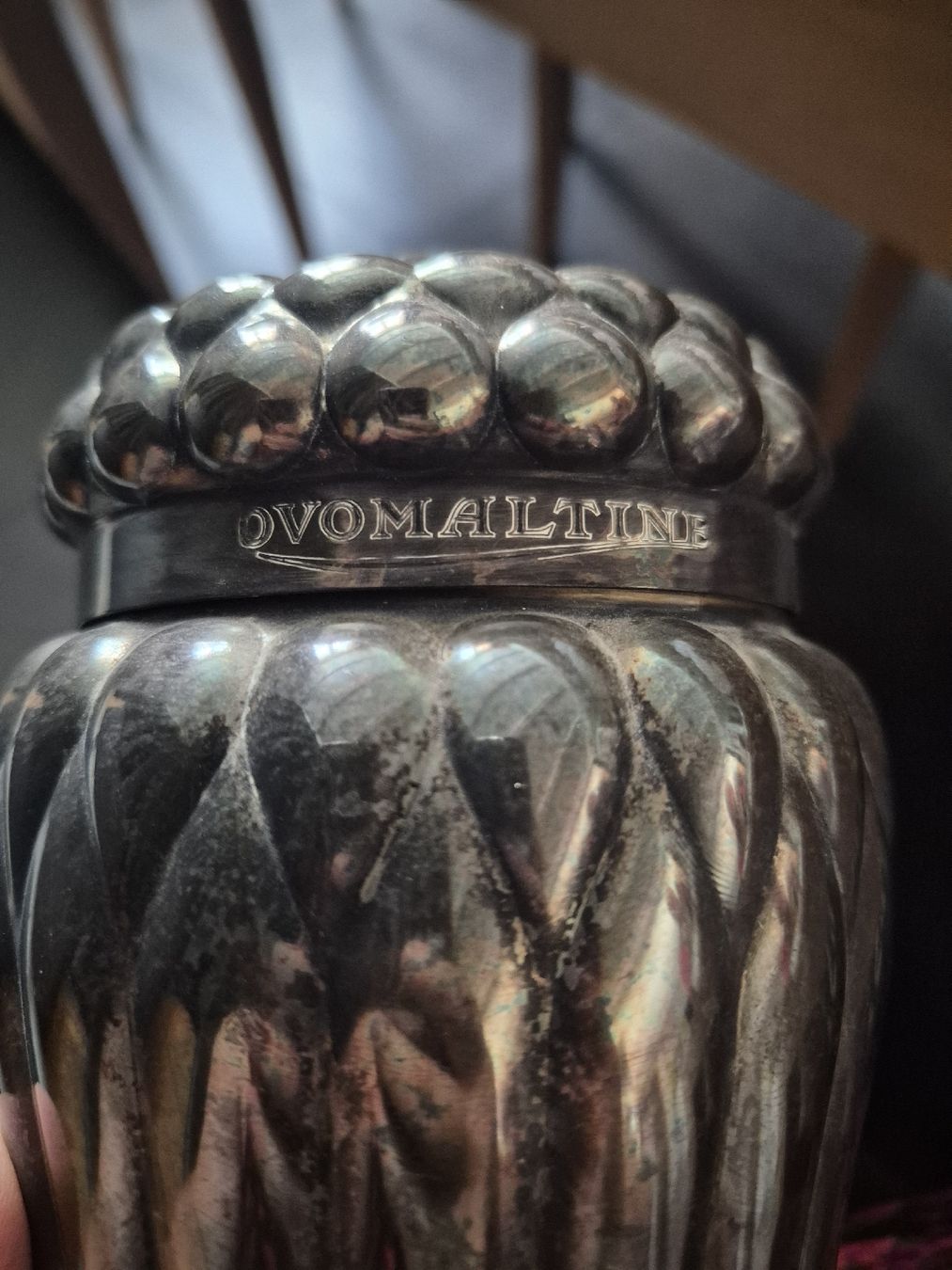 Zuccheriere: Ovomaltine Dose 1930,  A. Krupp Luzern – Usato da Vilters venduto da Fleiflomi 2