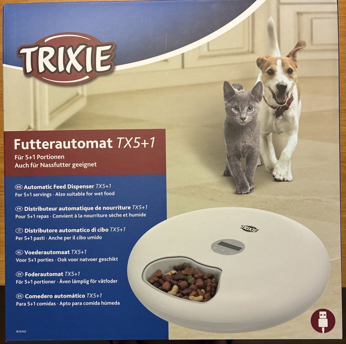 Nourriture: Trixie Futterautomat TX5+1 neu – Neuf (Voir description) à Oberdorf NW par mhg6260