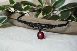 Einzelstück - mirava - Makramee Choker-Halskette