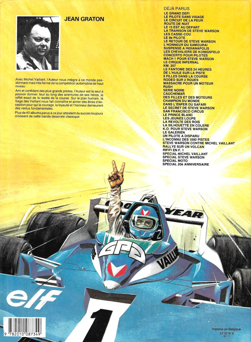 Fumetti: Michel Vaillant - Rififi en F1 - E.O. 1982 TBE++ – Usato da Savagnier venduto da Ne2065 1