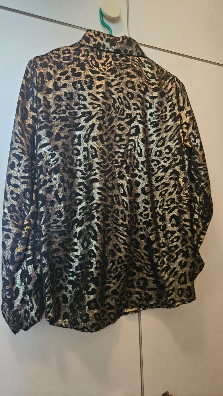 Camicette: Camicetta leopardata in poliestere tg.M – Usato da Melano venduto da H-Sara 1