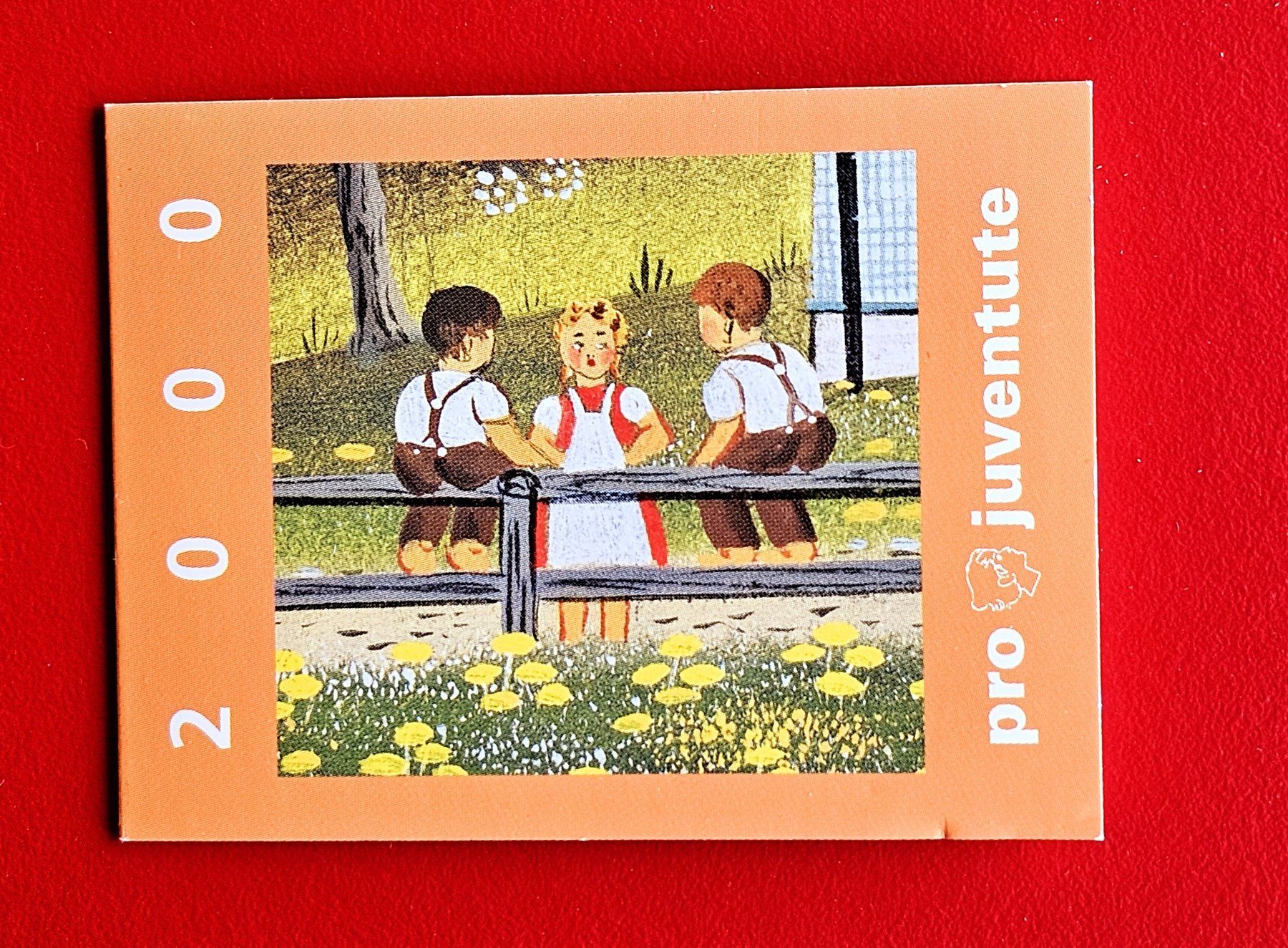 Tutti i francobolli: PRO JUVENTUTE MARKENHEFT WI/49 KOMPLETT 2000** POSTFRISCH – Nuovo (secondo la descrizione) da Düdingen venduto da Quartierstrasse