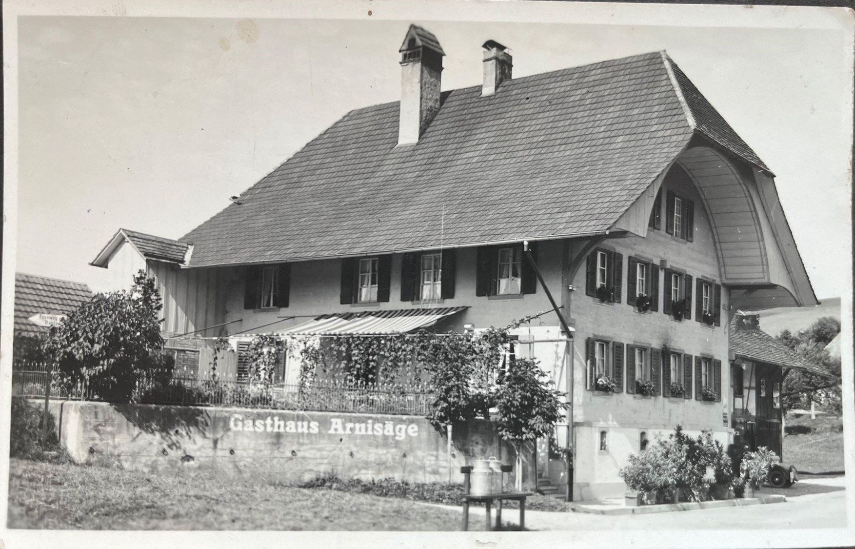 Cartoline postali: Arni BE Arnisäge Gasthaus  , 1940 – Usato da Solothurn venduto da Bepposol