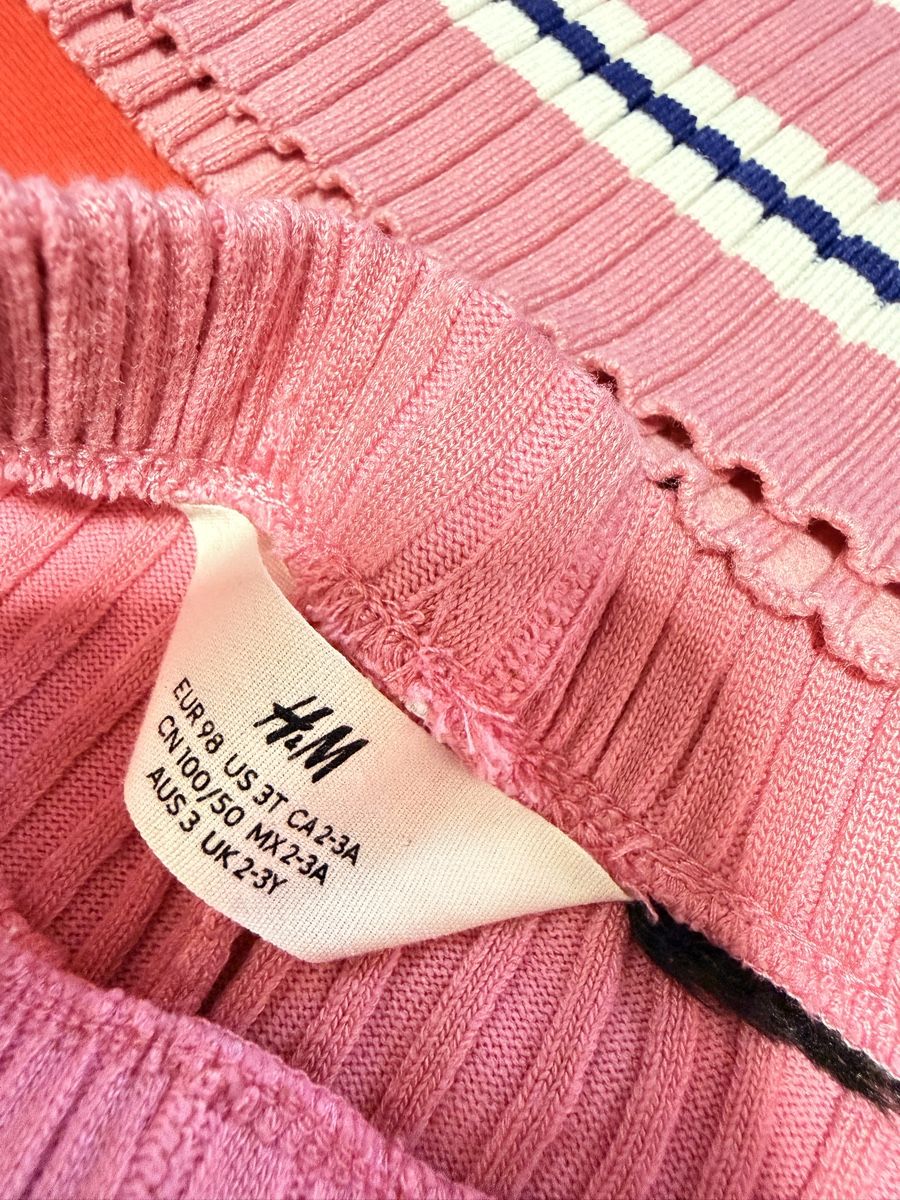 H&M Maglioni & Felpe: H&M Mädchen SET Strickpulli & Hose Gr. 98 / Rosa – Nuovo (secondo la descrizione) da Basel venduto da AninaAti 3