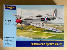 Modell 1:72 - Supermarine Spitfire Mk. 22 von Admiral