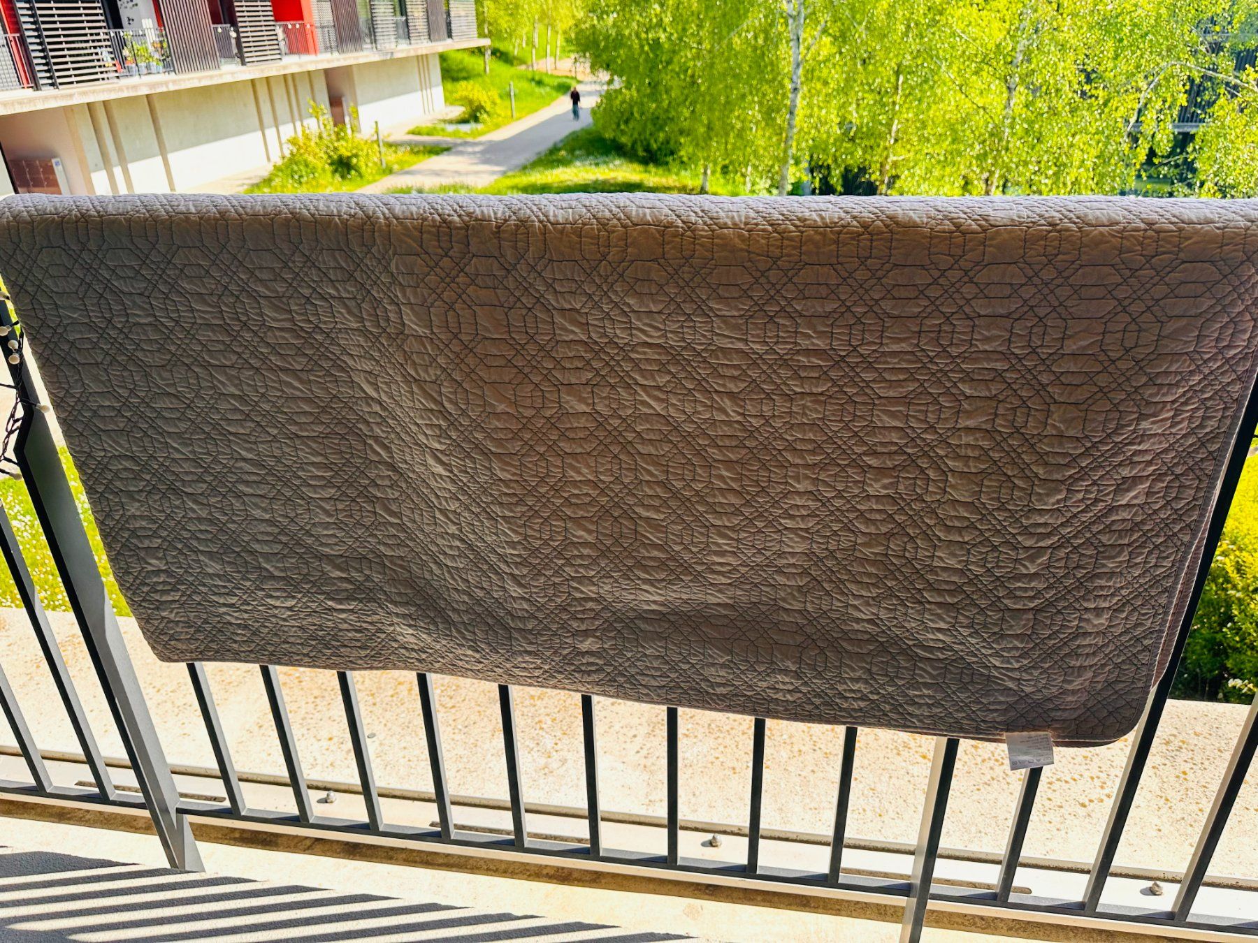 Decken: Couvre-lit coton beige 140 cm X 200 cm – Gebraucht aus Genève von Mycollection 3