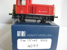 Weinert SBB Tm IV 8773 rot, Analog, 4057