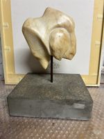 Abstrakt Alabaster Skulptur Sign..