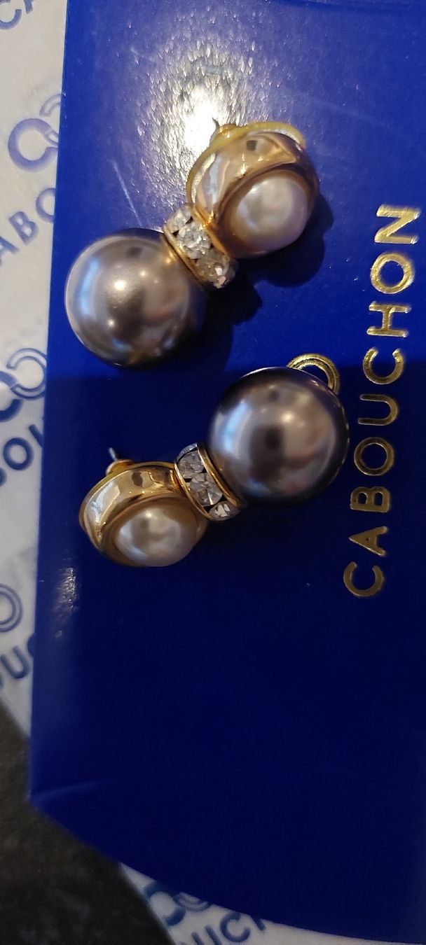 Orecchini pendenti & Orecchini a lobo: Neue Ohrstecker Cabouchon hochwertiger Modeschmuck Perlen – Nuovo (secondo la descrizione) da Muri AG venduto da nindo1 6
