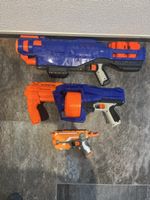 3x Nerf Blaster Set – Mega, Elite & Mini Pistole – Für druss