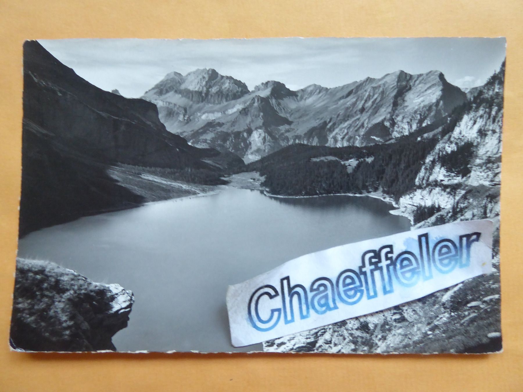 Ansichtskarten: 453 Öschinensee.  Gross u. Kl. Lohner, – Gebraucht aus Zürich von Chaeffeler