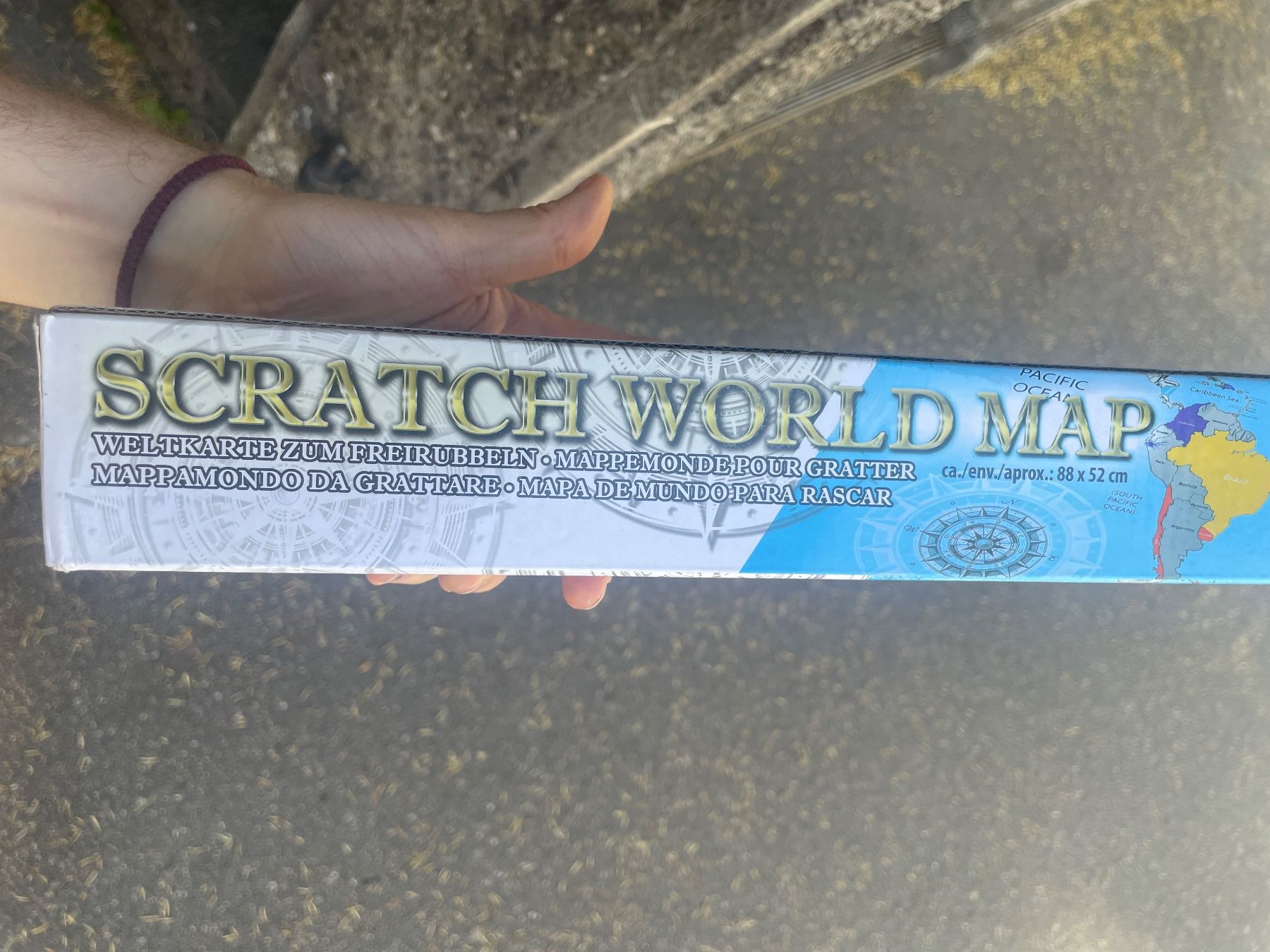 Landkarten & Atlanten: Scratch World Map – Neu und originalverpackt aus Zürich von dakel19 2