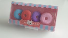 4 Radiergummi Donuts