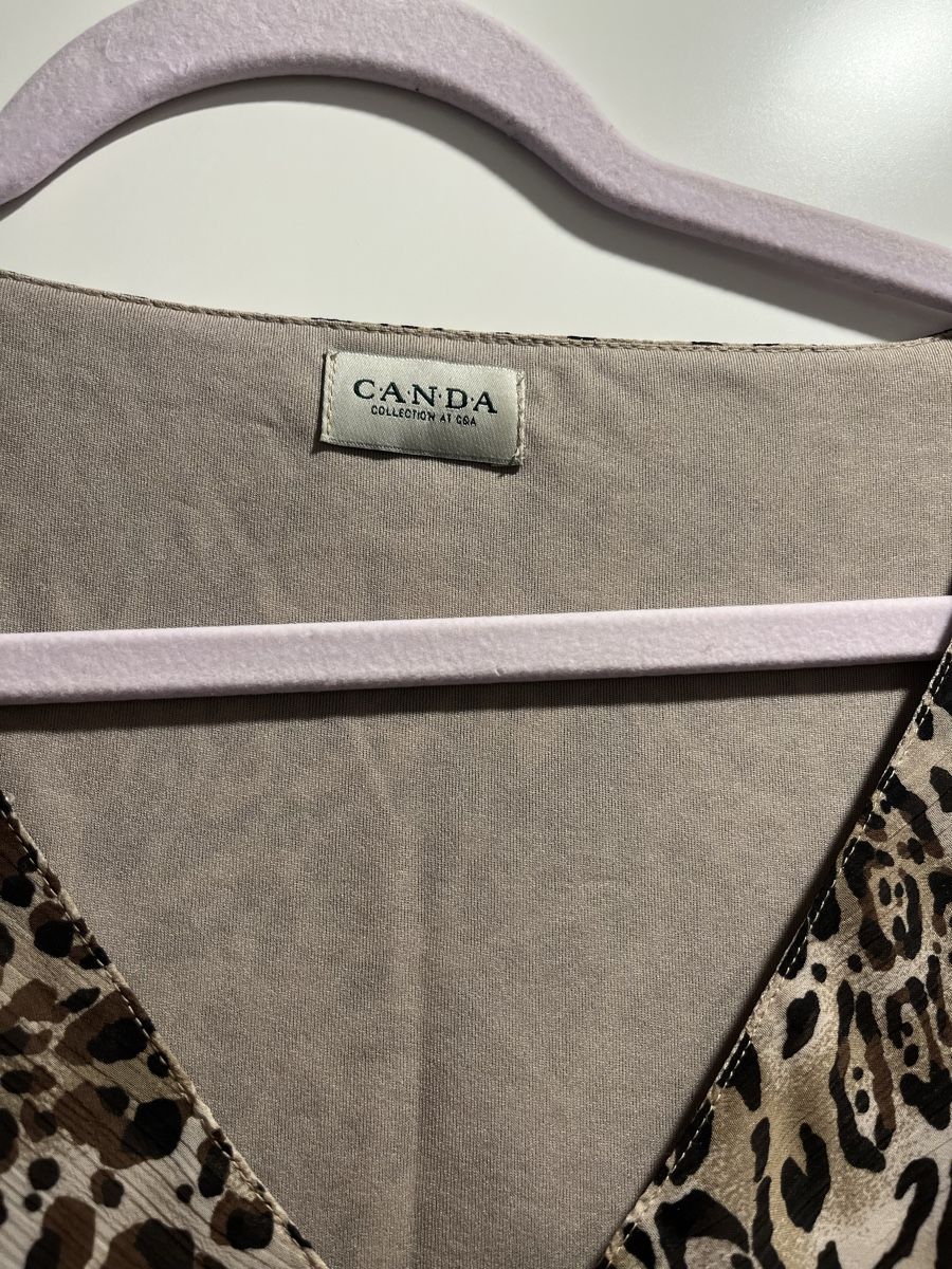 Vestiti: Vintage Canda Kleid, Leopardenmuster, Gr. 44 – Usato da Zürich venduto da Closetbesties 3
