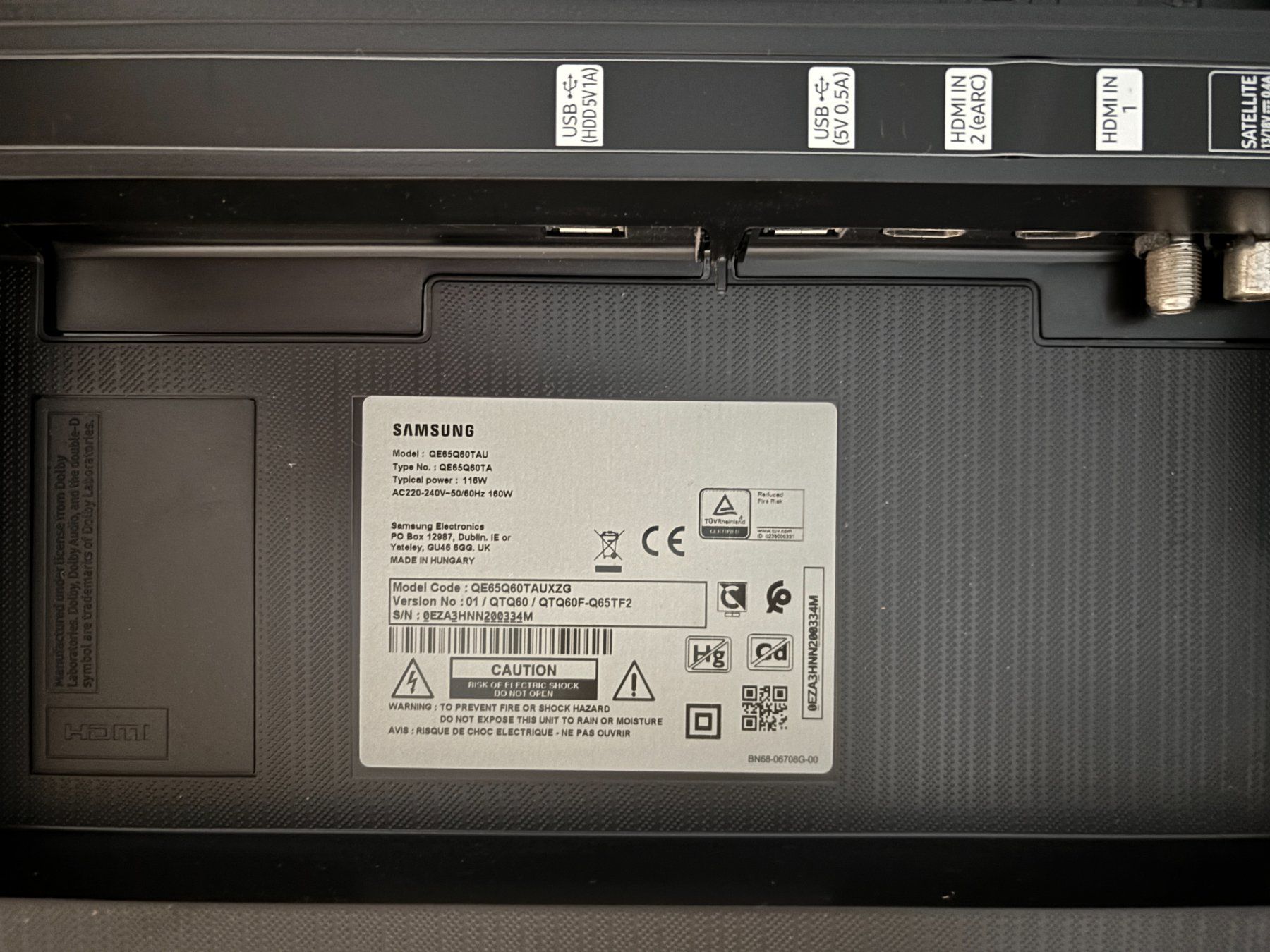 Televisori: Samsung QE65Q60TAU – Usato da Heimiswil venduto da reidel03 1