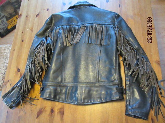 Giacche: Motorrad Fransen-Lederjacke – Usato da schönenwerd venduto da kusi027