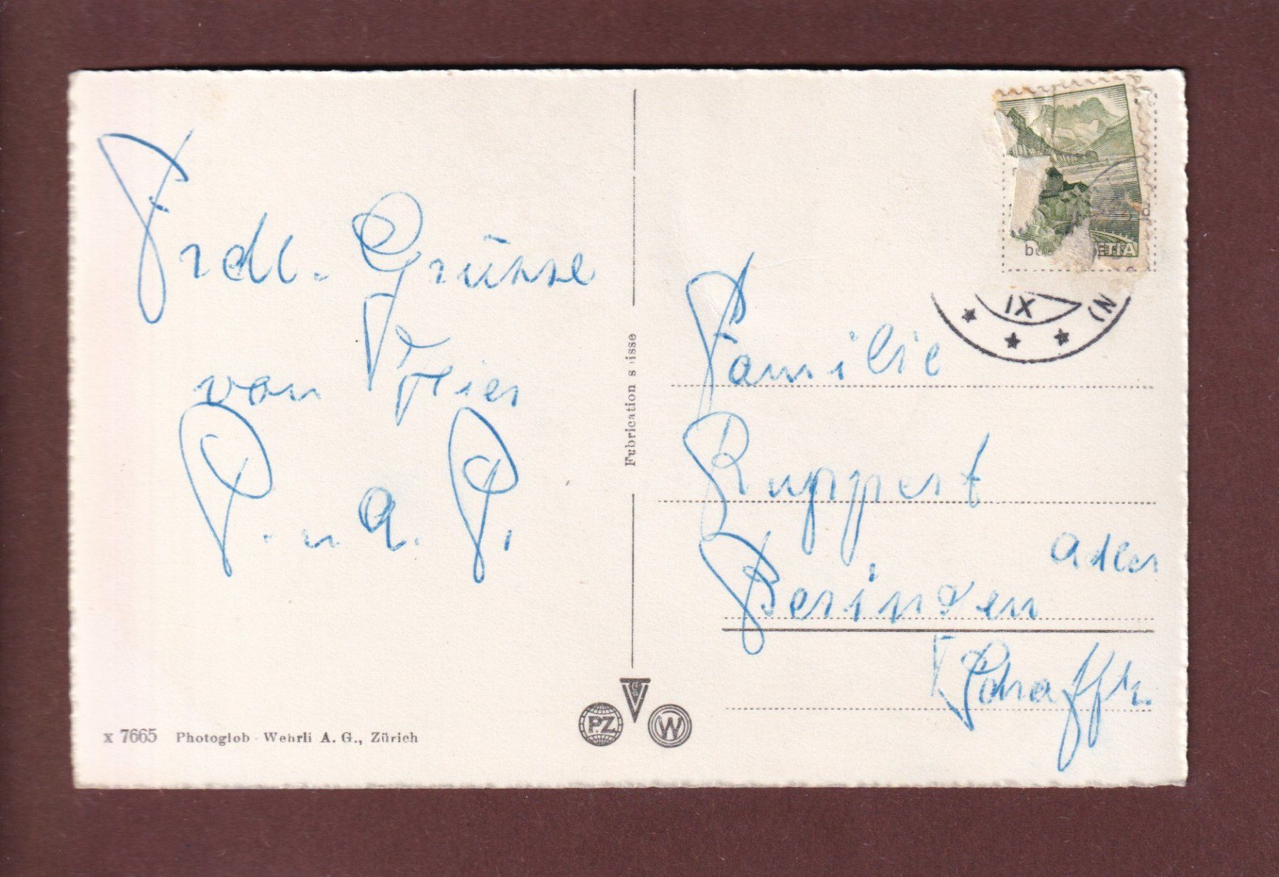 Cartoline postali: BRUNNEN - Urirotstock – Usato da Pully venduto da nicecards 1