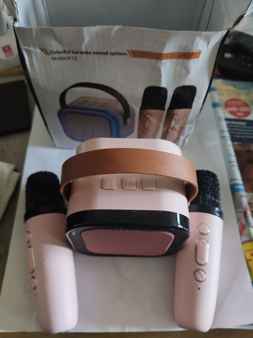 Casse acustiche: Mini Bluetooth Karaoke Lautsprecher mit 2 Mikrofonen  – Usato da Zürich venduto da tweetys78