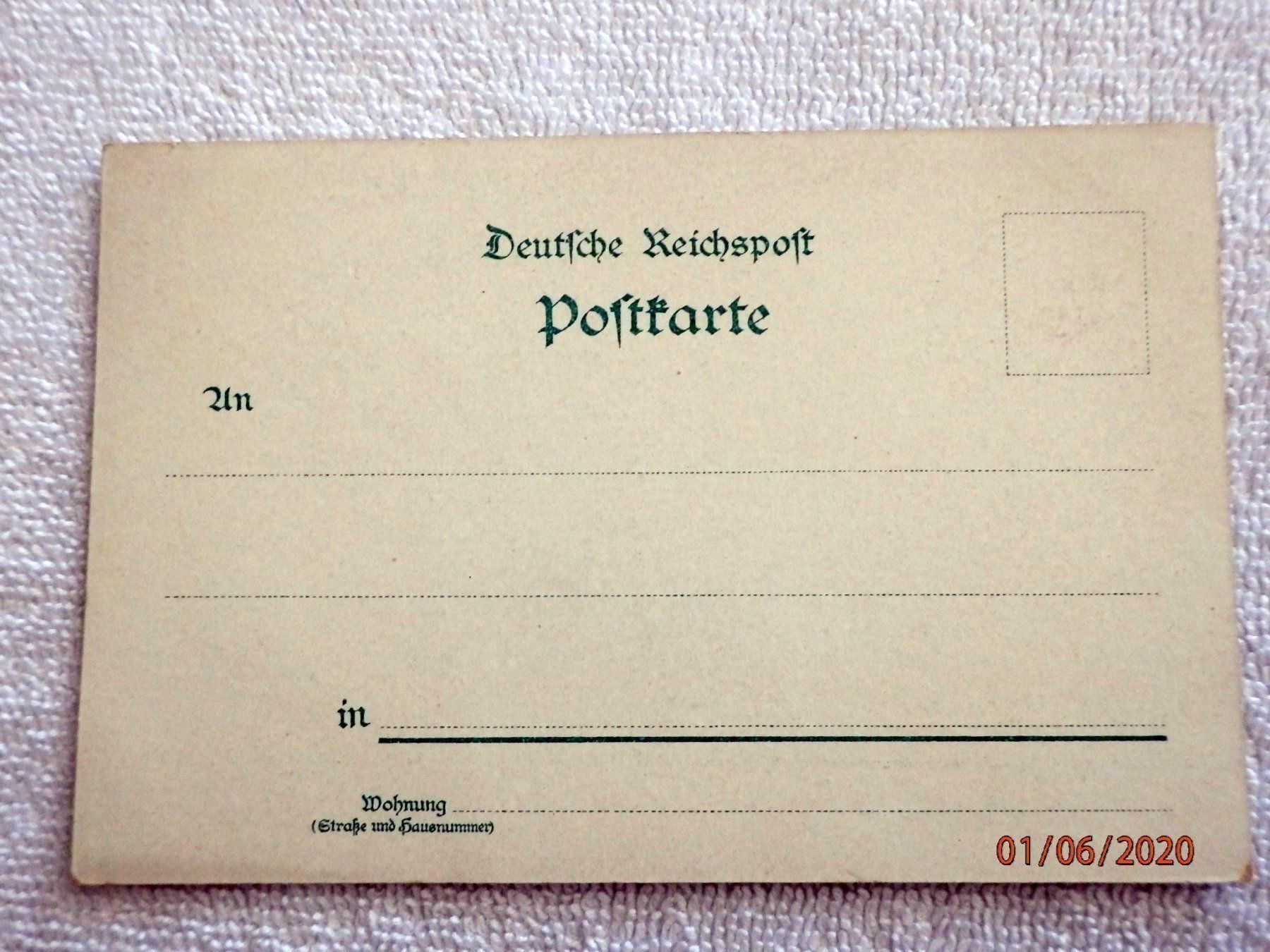 Cartes postales: Litho, Gruss aus Riel, beschrieben – D'occasion à Ueberstorf par dinbau 5