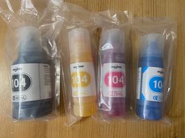 Nachfüllset Tintenpatronen 104 für Epson Drucker Neu und OVP