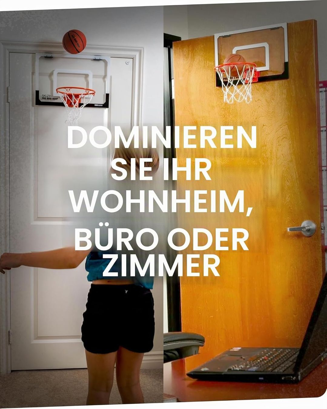 Canestri da basket: Mini Basketballkorb Tür Bruchsicher Break-Away-Ring – Nuovo e nell'imballaggio originale da St. Gallen venduto da sch_zsz7 3