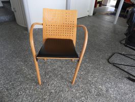 Thonet - 6 Stück Vintage Bugholz-Stuhl, Wulf Schneider