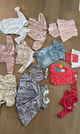 Mädchen Kleiderset Sommer 1-3Monate