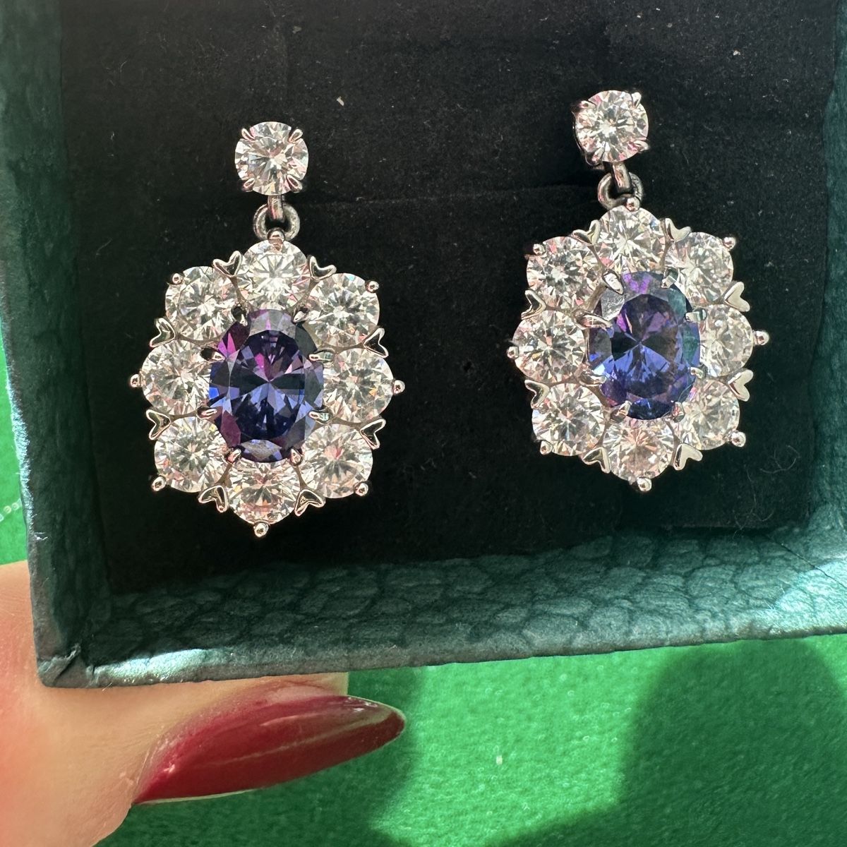 Ohrringe & -stecker: Moissanite silver 925 earrings – Neu (gemäss Beschreibung) aus Richterswil von L.Staudenmann 1