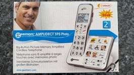 AMPLIDECT 595 PHOTO Schnurloses Seniorentelefon mit AB