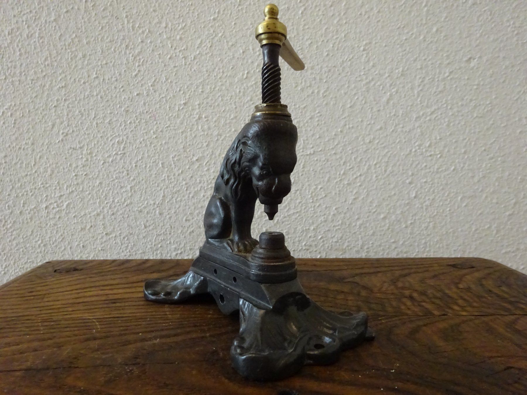 Sculture & Statue: Interessante Eisenskulptur / Löwe – Usato da Esslingen venduto da eintagammeer 1