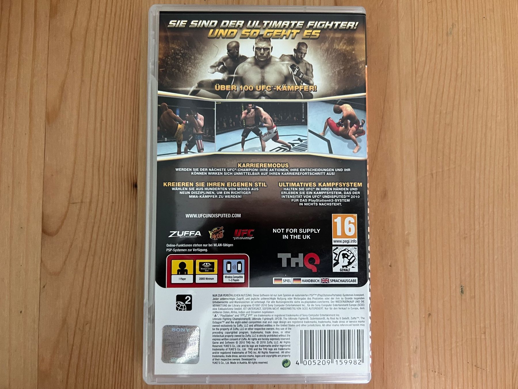 Sony Jeux: PSP UFC Undisputed 2010 – D'occasion à st.gallen par sophiephie 2