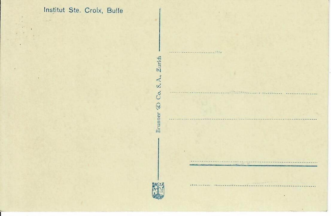 Cartes postales: Bulle, Institut Ste. Croix – D'occasion à Hochdorf par Ziegel-16 1